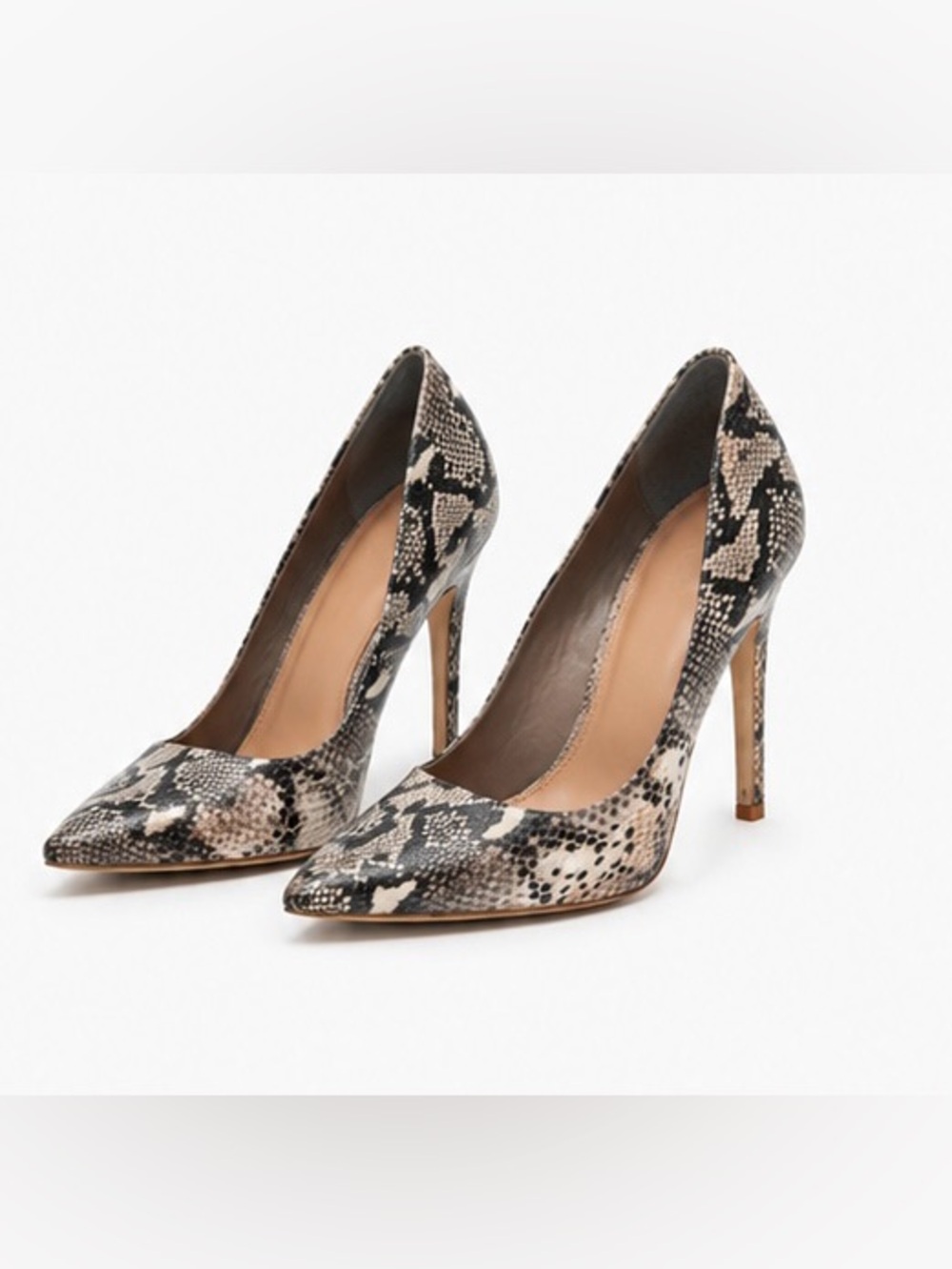ABOUND Snakeskin Print Pointed Toe Stiletto Heels Size 8.5